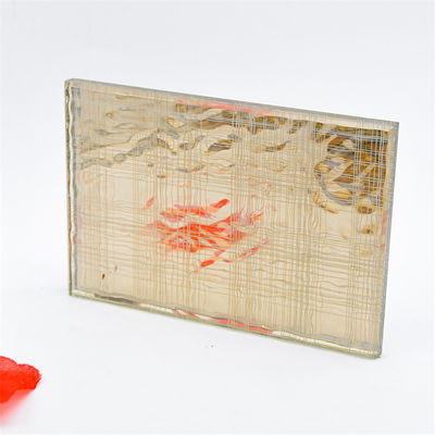 4+4 5+5 6+6 8+8 Coloured Laminated Decorative Glass Pillar Flat / Curved Decorative Interior Glass 3mm-19mm Thickness Customized