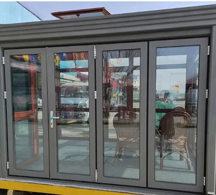 Aluminiumframe Custom Garage Door Klappend Glazen Schuifdeuren voor Moderne Huizen