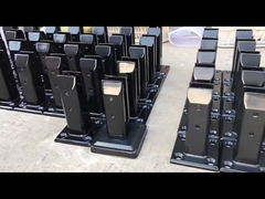 Zijdelings gemonteerde glazen spigots, glazen hekspigots, roestvrijstalen spigots