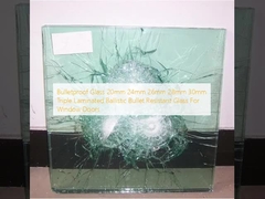Kogelwerend Glas 20mm 24mm 26mm 28mm 30mm Driedubbel Gelaagd Ballistisch Kogelwerend Glas Voor Ramen Deuren
